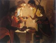 Hendrick Terbrugghen Esau sold its first birthright Spain oil painting artist